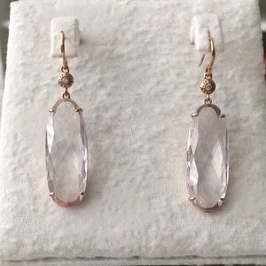Henri Bendel Luxe Rose Gold earrings